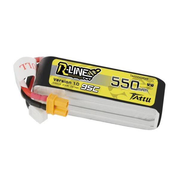 Akumulator Tattu R-Line 550mAh 14.8V 95C 4S1P - obrazek 4