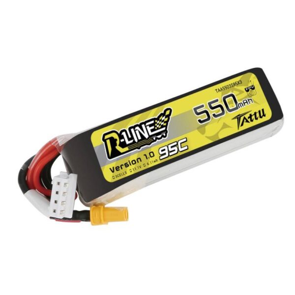 Akumulator Tattu R-Line 550mAh 11.1V 95C 3S1P XT30 - obrazek 2