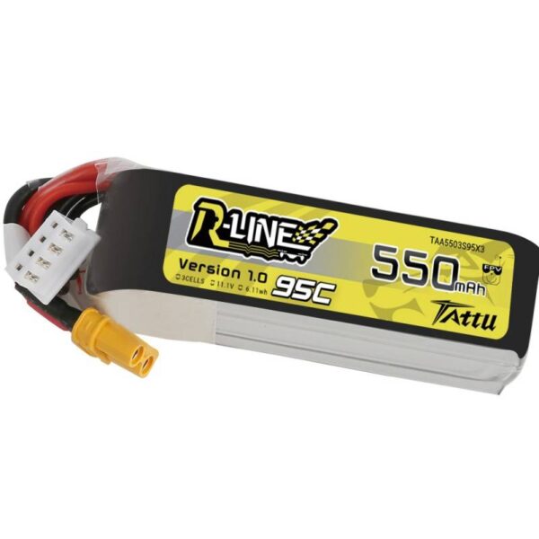 Akumulator Tattu R-Line 550mAh 11.1V 95C 3S1P XT30 - obrazek 3