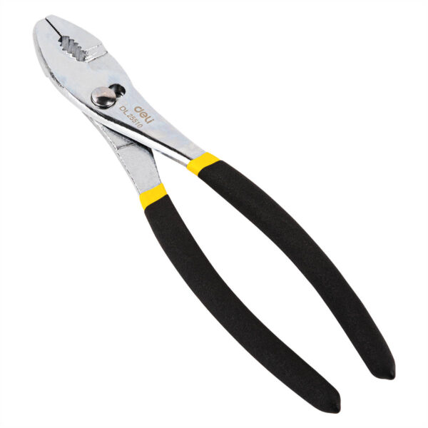 Szczypce zaciskowe Deli Tools EDL25510, 10'' (czarno-żółte) - obrazek 2