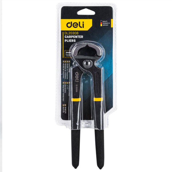 Obcęgi Deli Tools EDL20308, 8" (czarne) - obrazek 5