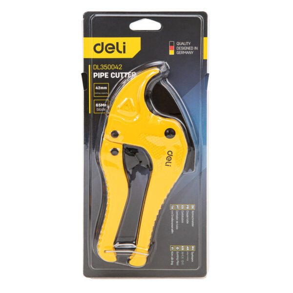 Obcinak do rur Deli Tools EDL350042, 42mm (zółty) - obrazek 6