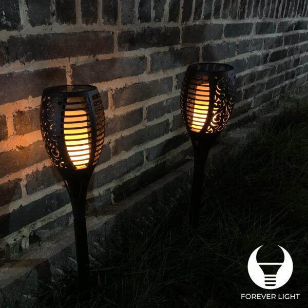 Lampa ogrodowa pochodnia 12LED 300mAh Ni-Mh solarna IP65 - obrazek 2