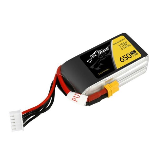 Akumulator Tattu 650mAh 14.8V 75C 4S1P XT30 - obrazek 2