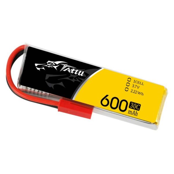 Akumulator Tattu 600mAh 3,7V 30C 1S1P JST - obrazek 3