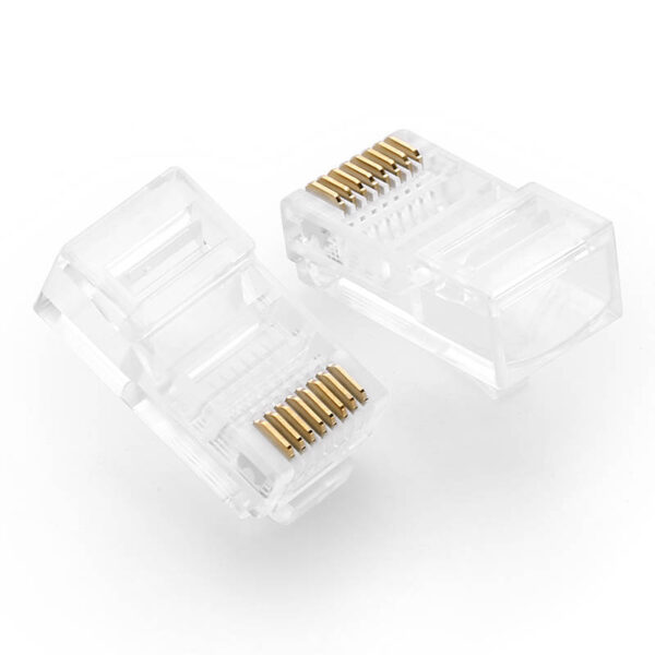 Wtyczka RJ45 UGREEN NW110 Ethernet, 8P/8C, Cat.5/5e, UTP (100szt) - obrazek 2