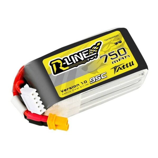 Akumulator Tattu R-Line 750mAh 14.8V 95C 4S1P XT30 - obrazek 2