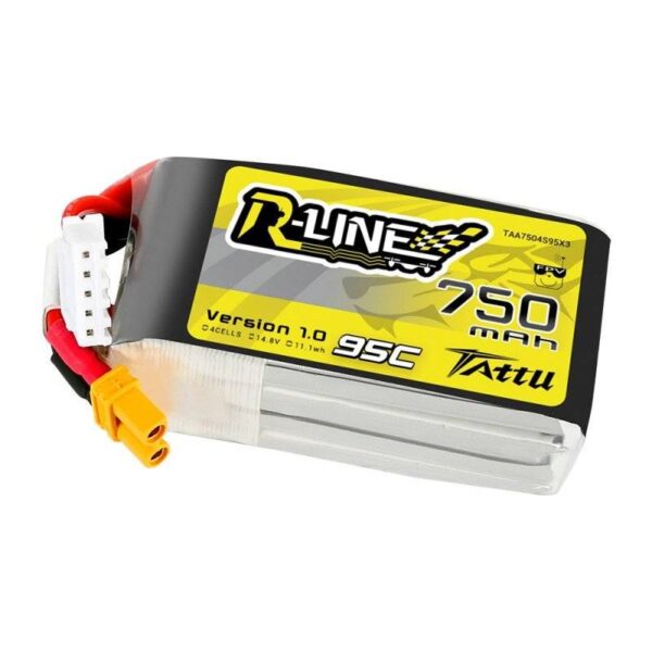 Akumulator Tattu R-Line 750mAh 14.8V 95C 4S1P XT30 - obrazek 4