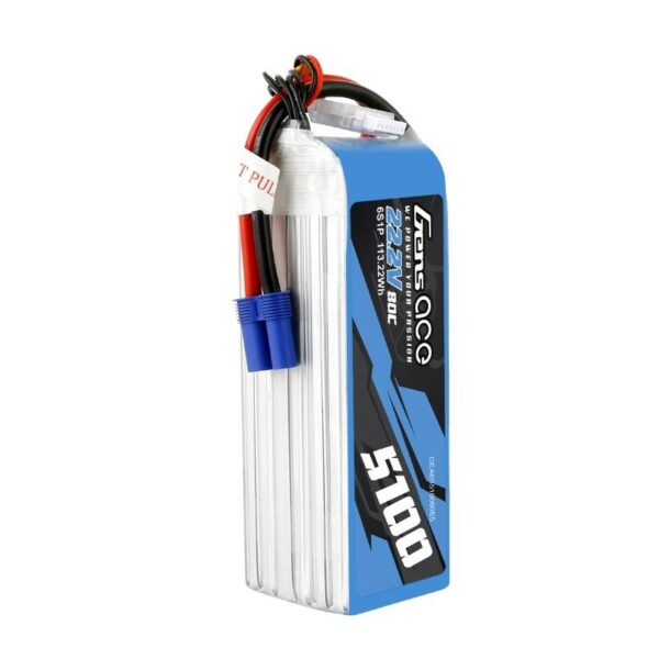 Akumulator GensAce 5100mAh 22.2V 80C 6S1P EC5 - obrazek 5