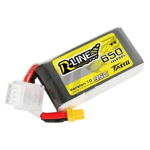 Akumulator Tattu R-Line 650mAh 11.1V 95C 3S1P XT30 - obrazek 2