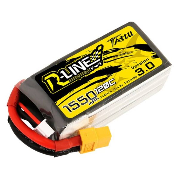 Akumulator Tattu R-Line Version 3.0 1550mAh 14,8V 120C 4S1P XT60 - obrazek 2