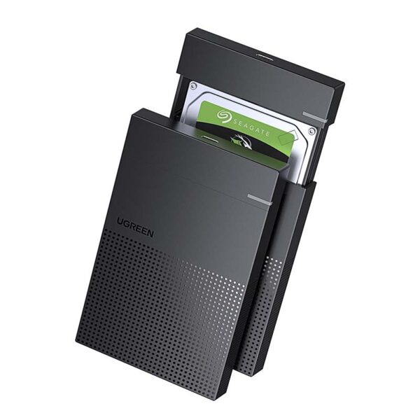 Obudowa zewnętrzna dysku HDD/SSD 2,5" UGREEN CM471, USB-A 3.2 Gen 1 5Gbps (czarny) - obrazek 2