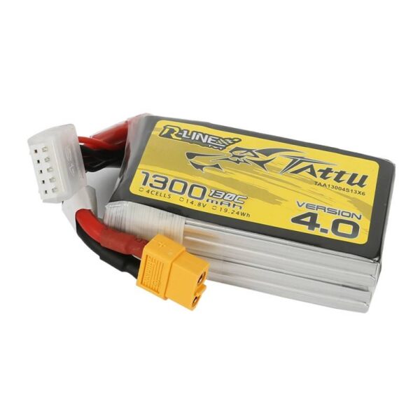 Akumulator Tattu R-Line Version 4.0 1300mAh 14,8V 130C 4S1P XT60 - obrazek 2