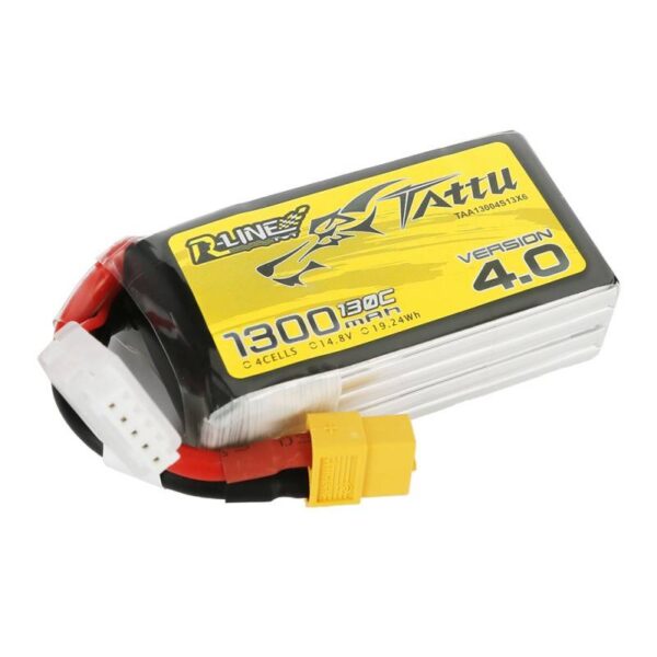 Akumulator Tattu R-Line Version 4.0 1300mAh 14,8V 130C 4S1P XT60 - obrazek 3