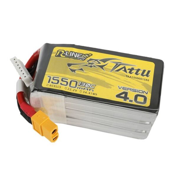 Akumulator Tattu R-Line 4.0 1550mAh 22.2V 130C 6S1P XT60 - obrazek 3