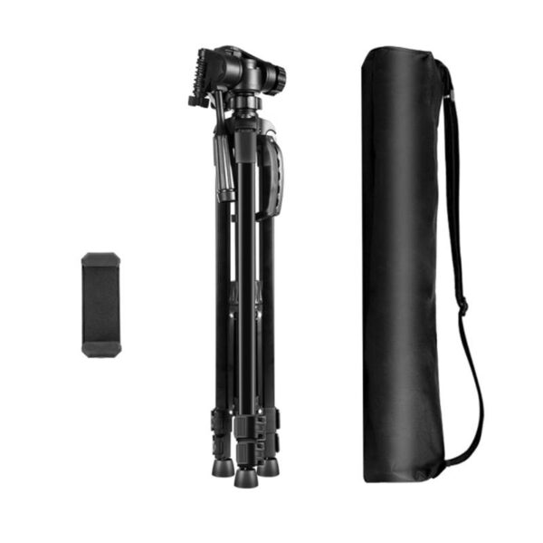 Statyw / Tripod z głowicą 3D 360° + uchwyt na telefon Puluz PU3096B