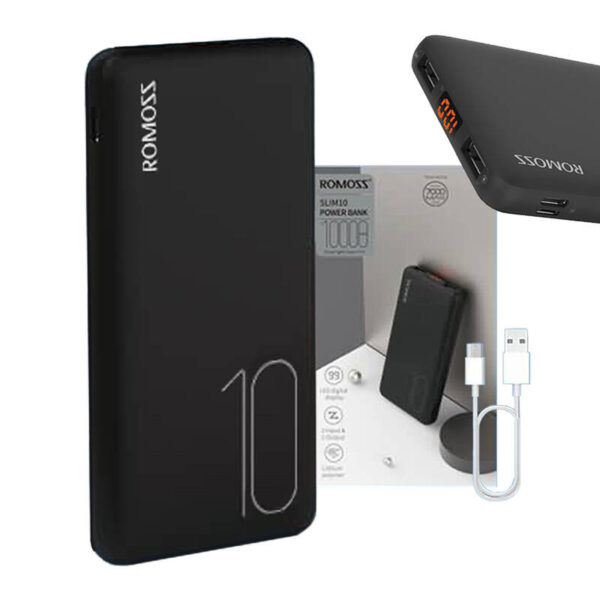 Powerbank Romoss  PSP10 10000mAh (czarny) - obrazek 2