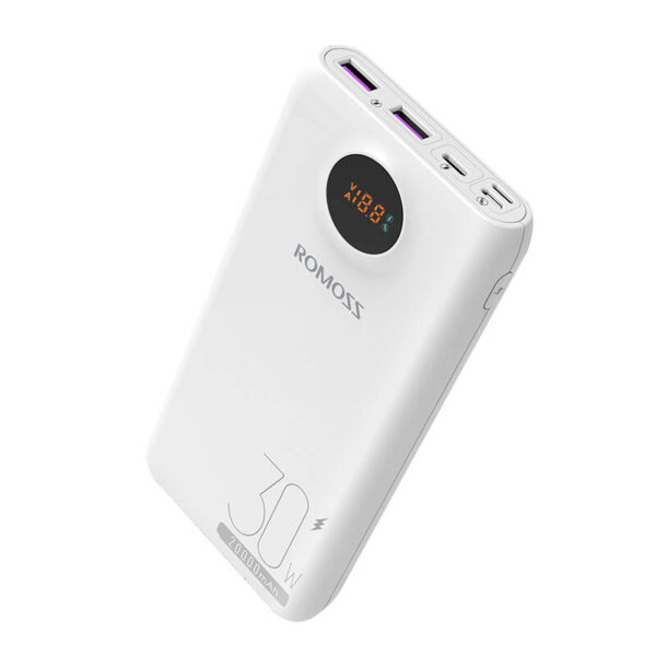 Powerbank Romoss SW20S Pro 20000mAh, 30W (biały) - obrazek 2