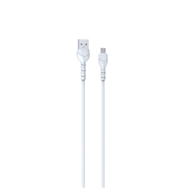 Devia kabel Kintone USB - MicroUSB 1,0 m 2,1A biały - obrazek 2