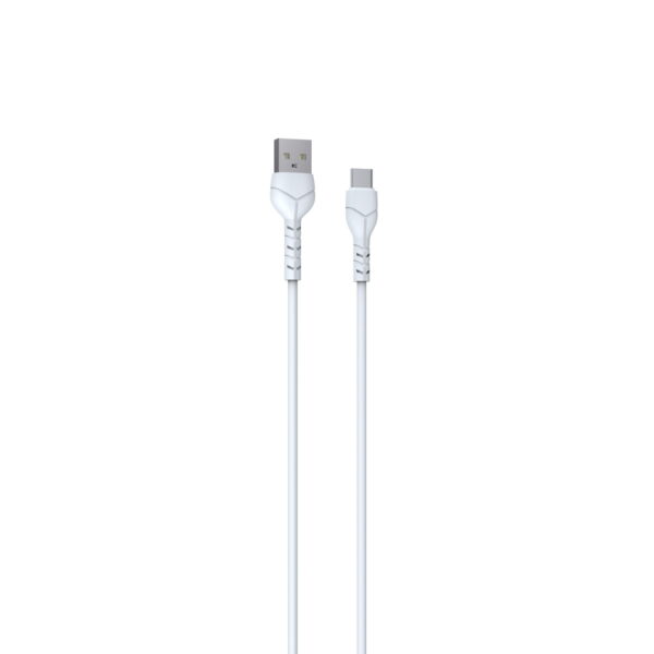 Devia kabel Kintone USB - USB-C 1,0 m 2,1A biały - obrazek 2