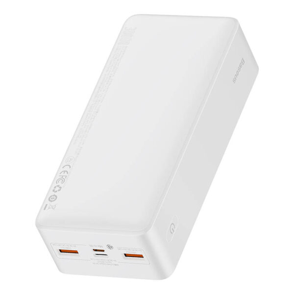 Powerbank Baseus Bipow 30000mAh, 2xUSB, USB-C, 20W (biały) - obrazek 4