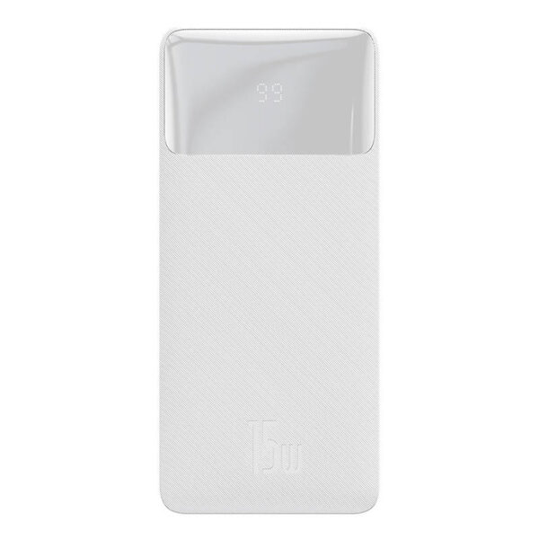 Powerbank Baseus Bipow 30000mAh, 2xUSB, USB-C, 15W (biały) - obrazek 2