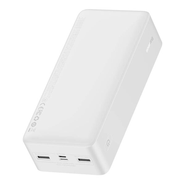 Powerbank Baseus Bipow 30000mAh, 2xUSB, USB-C, 15W (biały) - obrazek 7