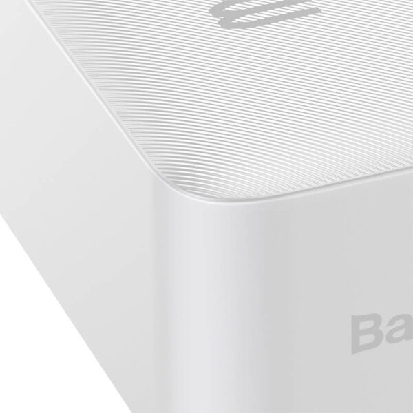 Powerbank Baseus Bipow 30000mAh, 2xUSB, USB-C, 15W (biały) - obrazek 4