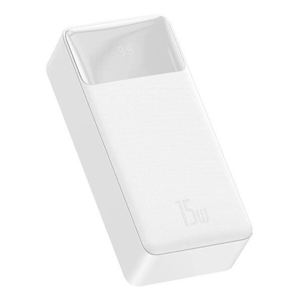 Powerbank Baseus Bipow 30000mAh, 2xUSB, USB-C, 15W (biały) - obrazek 6