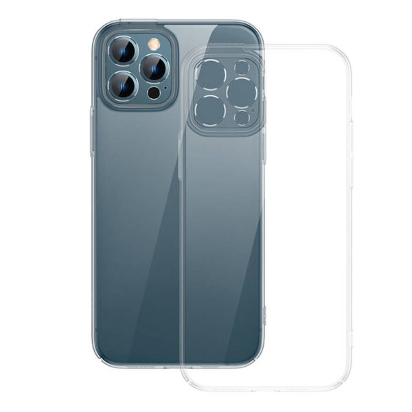 Zestaw ochronny Baseus Crystal przeźroczyste etui i szkło hartowane do iPhone 12 Pro (ultra cienkie) - obrazek 2