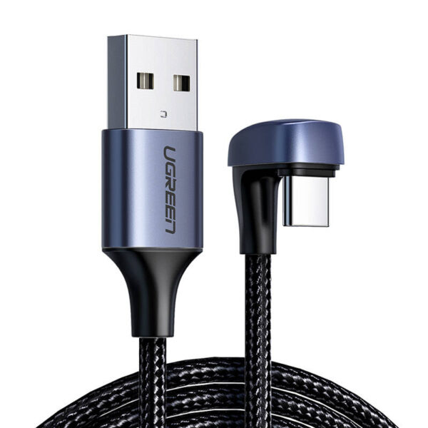 Kabel USB 2.0 A do C UGREEN US311, 1m (czarny) - obrazek 2