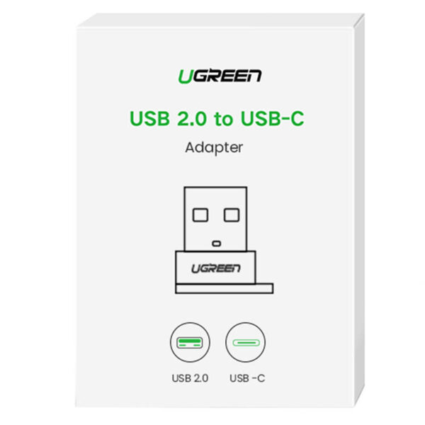 Adapter USB UGREEN US280 USB-C do USB-A 2.0 (czarny) - obrazek 2