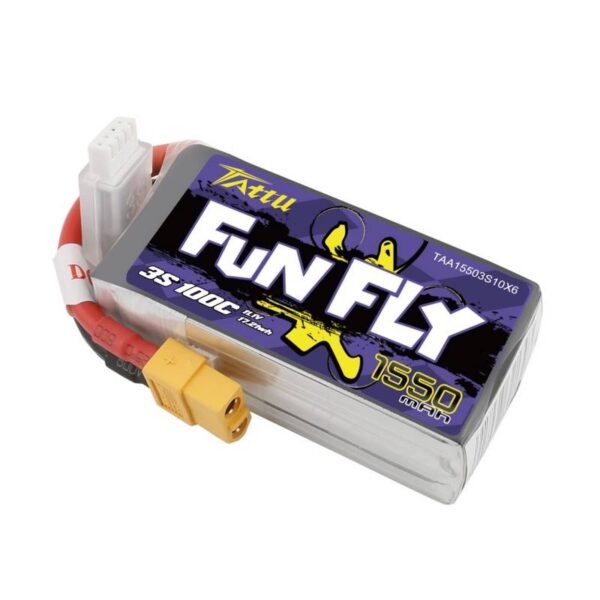 Akumulator Tattu Funfly 1550mAh 11,1V 100C 3S1P - obrazek 2