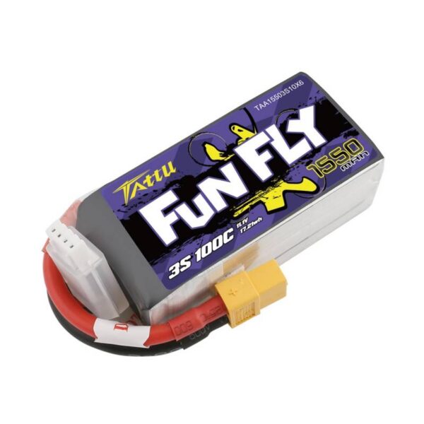 Akumulator Tattu Funfly 1550mAh 11,1V 100C 3S1P - obrazek 3