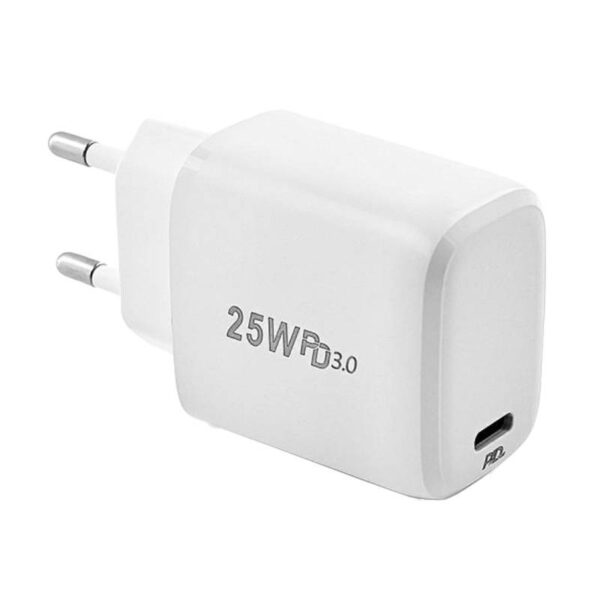 Ładowarka sieciowa Foneng EU40, USB-C, 25W (biała) - obrazek 3