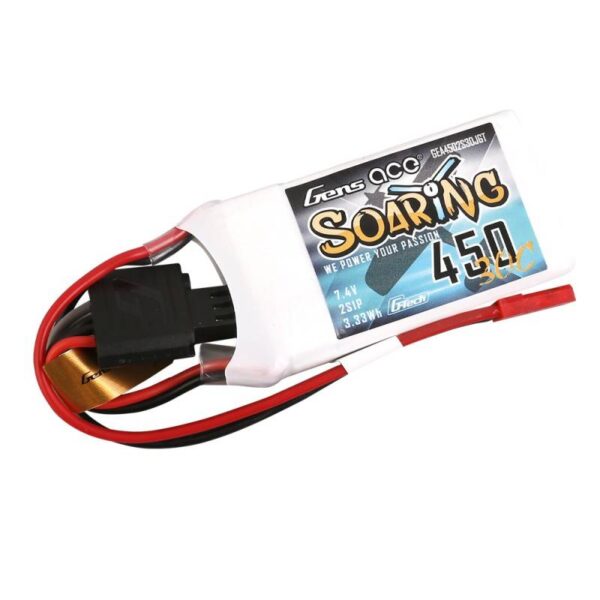 Akumulator Gens ace G-Tech Soaring 450mAh 7,4V 30C 2S1P JST-SYP - obrazek 2