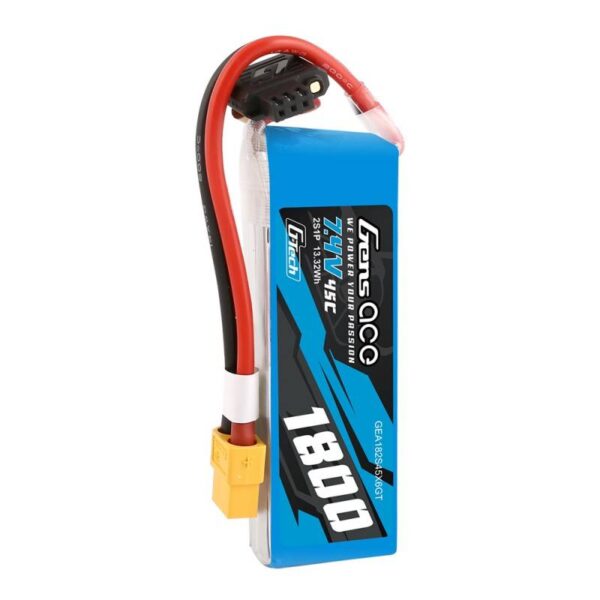 Akumulator GensAce G-Tech LiPo 1800mAh 7.4V 45C 2S1P XT60 - obrazek 4