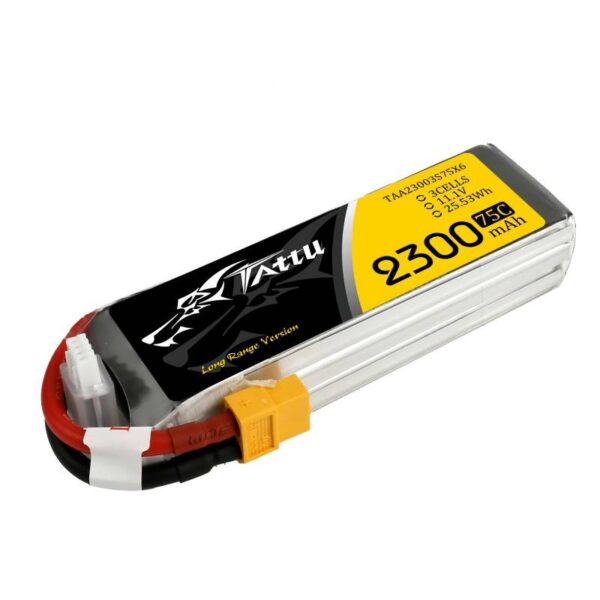 Akumulator TATTU 2300mAh 11.1V 75C 3S1P Lipo z XT60 - obrazek 3