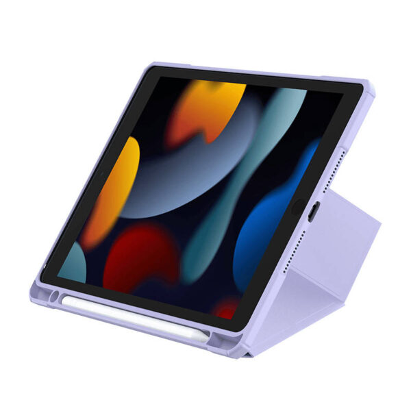 Etui ochronne do Ipad 10.2" Baseus Minimalist (fioletowe) - obrazek 4