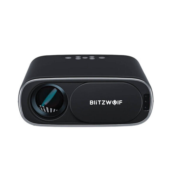 Rzutnik / Projektor LED BlitzWolf BW-V4 1080p, Wi-Fi + Bluetooth (czarny) - obrazek 2