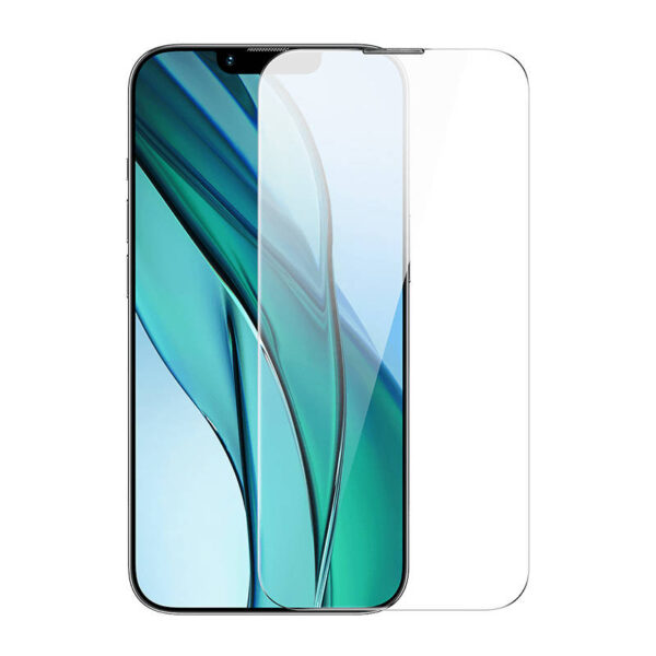 Szkło hartowane Baseus Corning do iPhone 13/13Pro/14 z filtrem przeciwpyłowym - obrazek 6