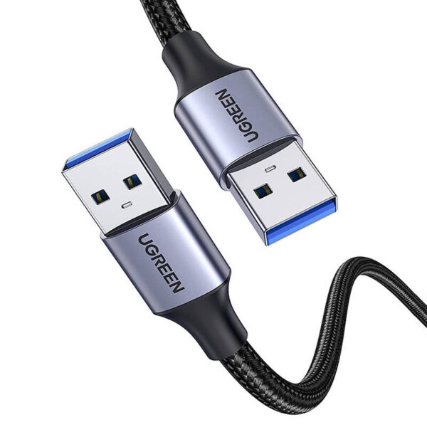 Kabel USB3.0, USB-A męski do USB-A męski,  UGREEN   US373 2A, 2m (czarny) - obrazek 2