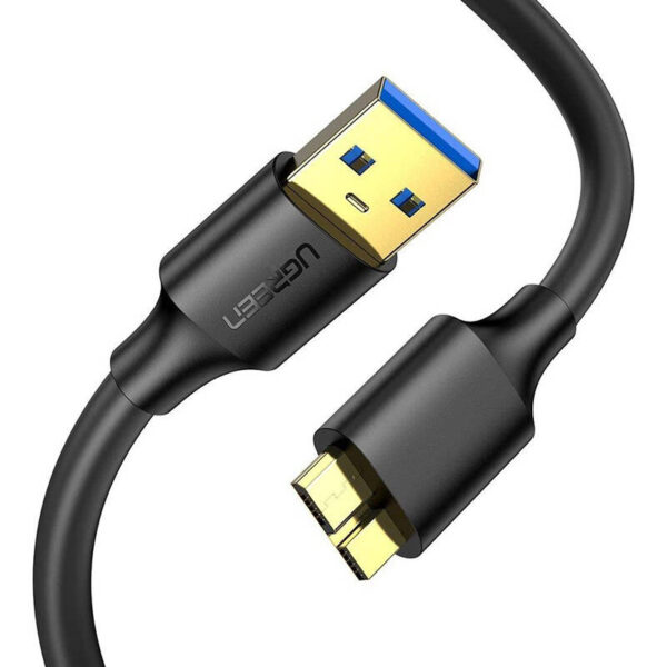 Kabel USB 3.0 - micro USB 3.0 UGREEN  US130 0.5m (czarny)