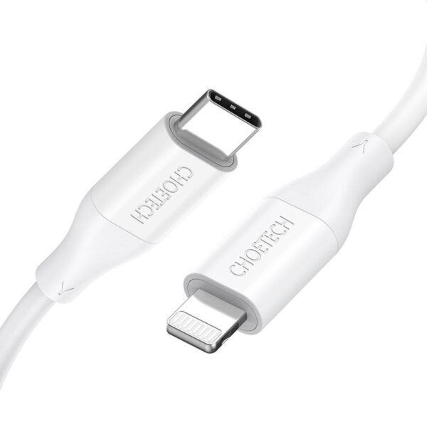 Kabel Choetech IP0040 USB-C do Lightning PD18/30W 1.2m (biały) - obrazek 3