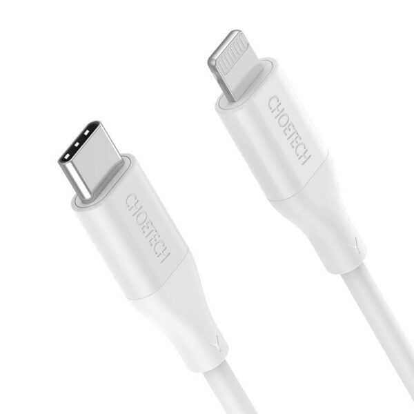 Kabel Choetech IP0040 USB-C do Lightning PD18/30W 1.2m (biały) - obrazek 4