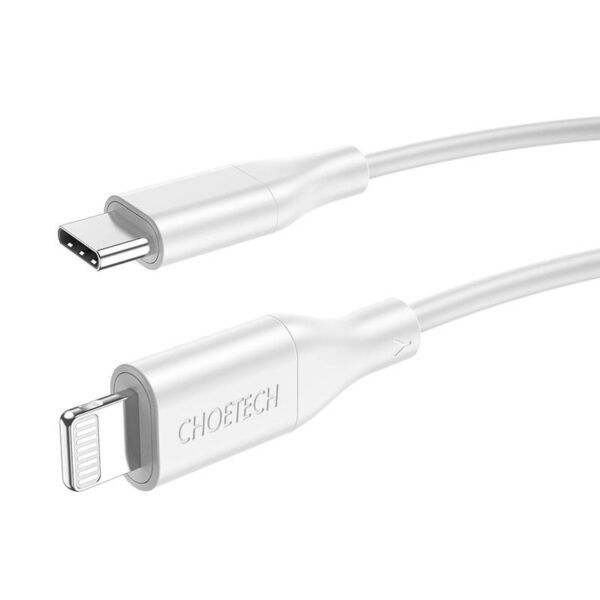 Kabel Choetech IP0040 USB-C do Lightning PD18/30W 1.2m (biały) - obrazek 5