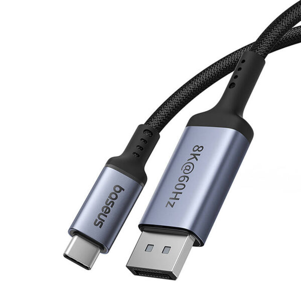 Adapter Baseus USB-C do DisplayPort 2m (czarny) - obrazek 5