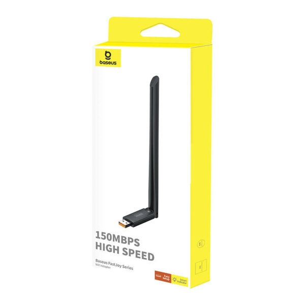 Adapter WiFi z anteną Baseus FastJoy 150Mbps (czarny) - obrazek 7