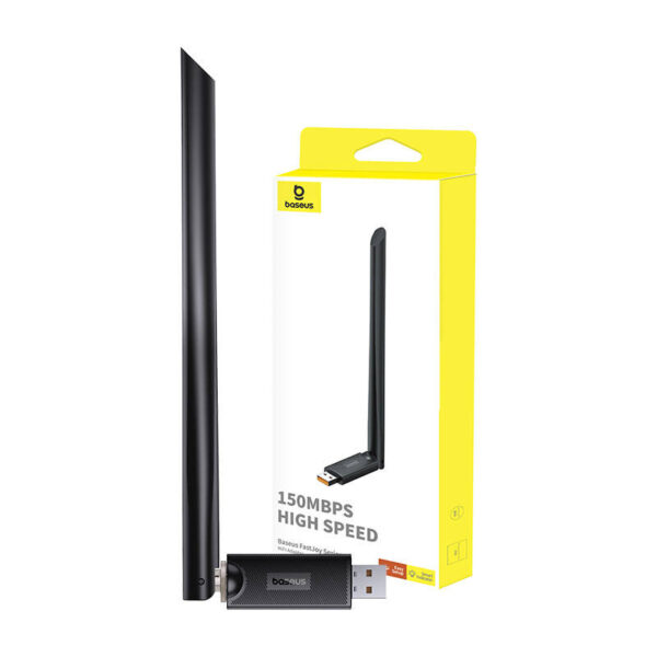 Adapter WiFi z anteną Baseus FastJoy 150Mbps (czarny) - obrazek 9