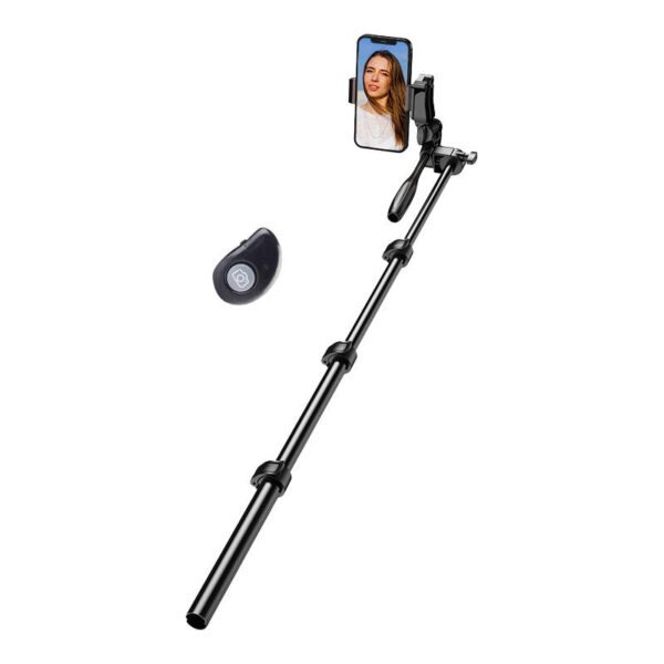 Selfiestick/statyw APEXEL APL-JJ070 70" (czarny) - obrazek 2